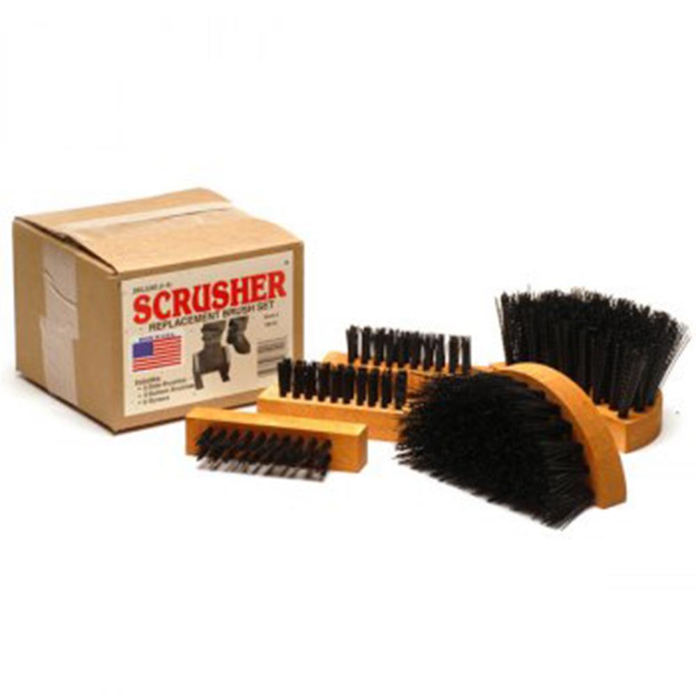 Scrusher Deluxe and Big Boot Scrusher Boot and Shoe Cleaner Replacement Brushes from GME Supply